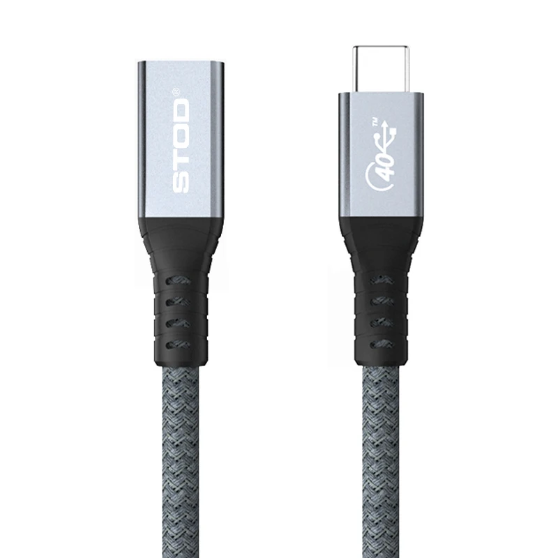 Thunderbolt 3 Extension Cable 4 Type C 40Gbps USB-C Male To Female Monitor DP Video Dock Station USB4 Extend Cord | Мобильные