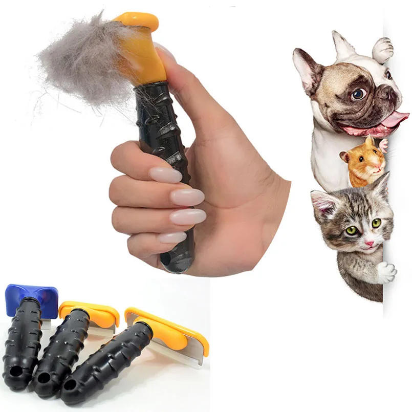 

Pet Dog Deshedding Removal Hair Comb For Cat Grooming Brush Tool Hair Clipper Stainless Dog Cat Combs Supplies