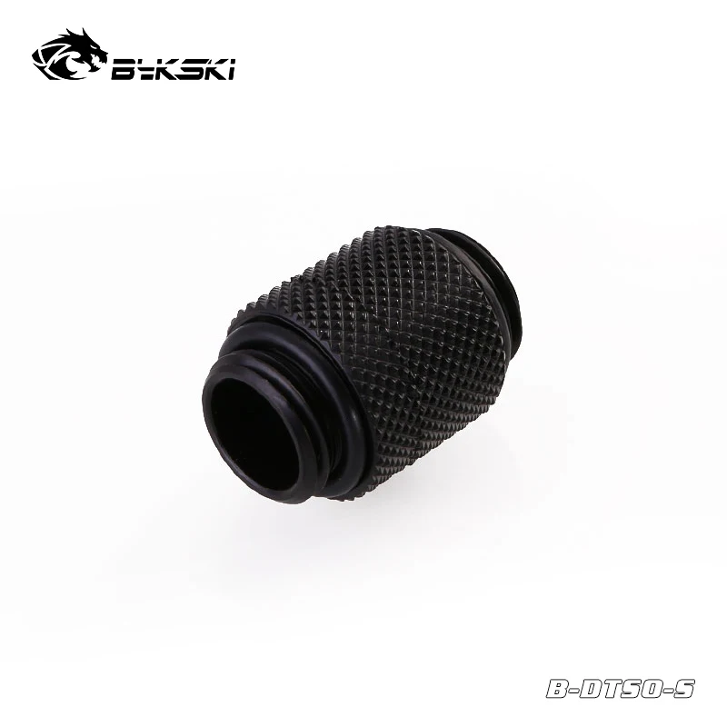 

Bykski 360 Rotate Nipple Connector ,Black,Silver,Gold,White ,Blue Male To Male G1/4"x2 ,B-DTSO-S