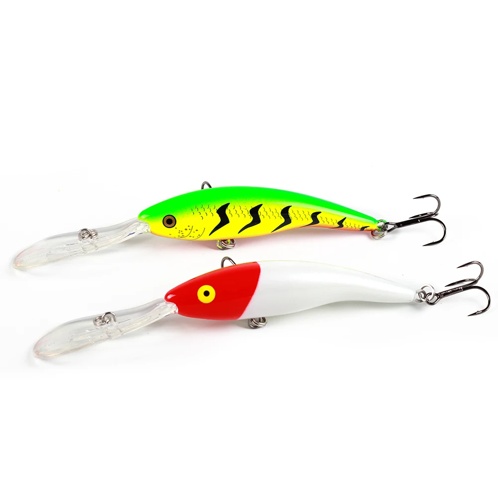 Deep Tail Dancer Super Diving Minnow Lure 105mm 23g 90mm 14.3g 75mm 10g Hard Plastic Wobbler Bait For Trout Bass Pike Fishing