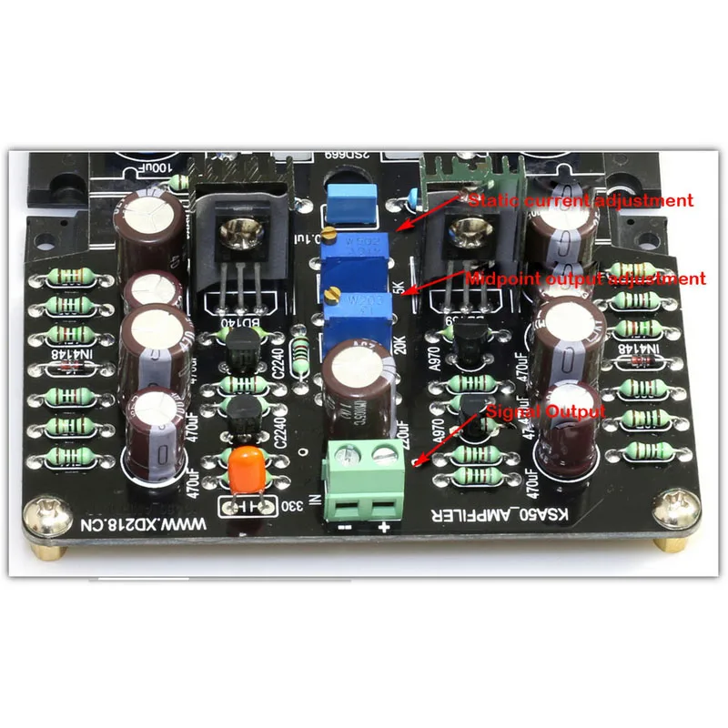 Плата усилителя AMP класса AB 150 Вт Hifi