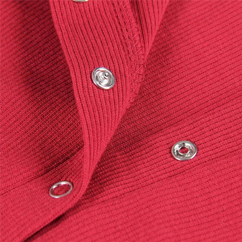 Пикантный облегающий боди на пуговицах с глубоким вырезом топы Женский