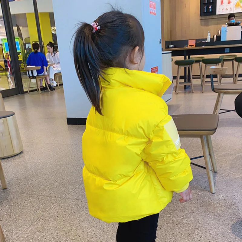 

MudiPanda 2020 Children Winter Coat Korean Version Waterproof Shiny Down Jacket For Girls 3-12 Years Kids Teenage Boys Parka
