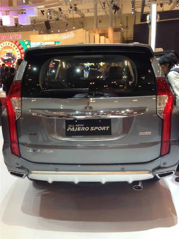 Спортивный спойлер для Mitsubishi Pajero 2016 2017 2018 ABS Материал заднее крыло автомобиля