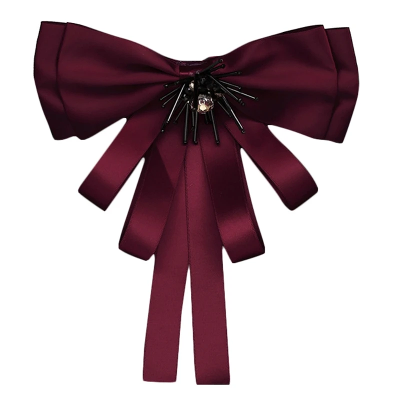 Для женщин лента с лямками на шее галстуком-бабочкой брошь застежкой из