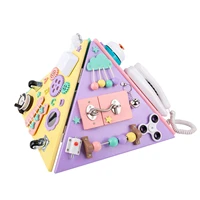 pyramid busy house montessori toys childrens multifunctional enlightenment cognition board unlocking science educational toys