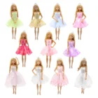 Кукольное платье принцессы, одежда ручной работы для кукол Барби, аксессуары, модные вечерние чные игрушки для детей, блузка, кружевные юбки для девочек, комплект