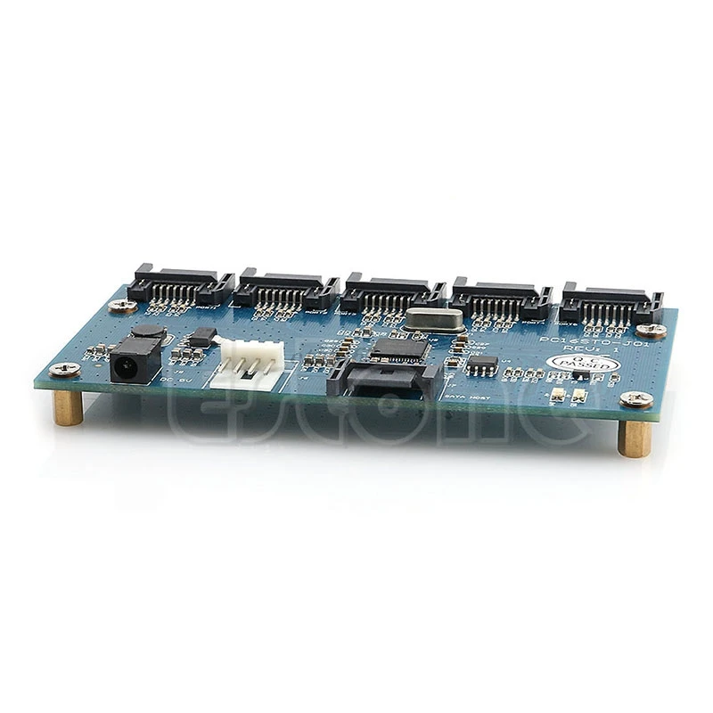 Переходная карта SATA с 1 на 5 портов (усилитель порта SATA) концентратор переходной