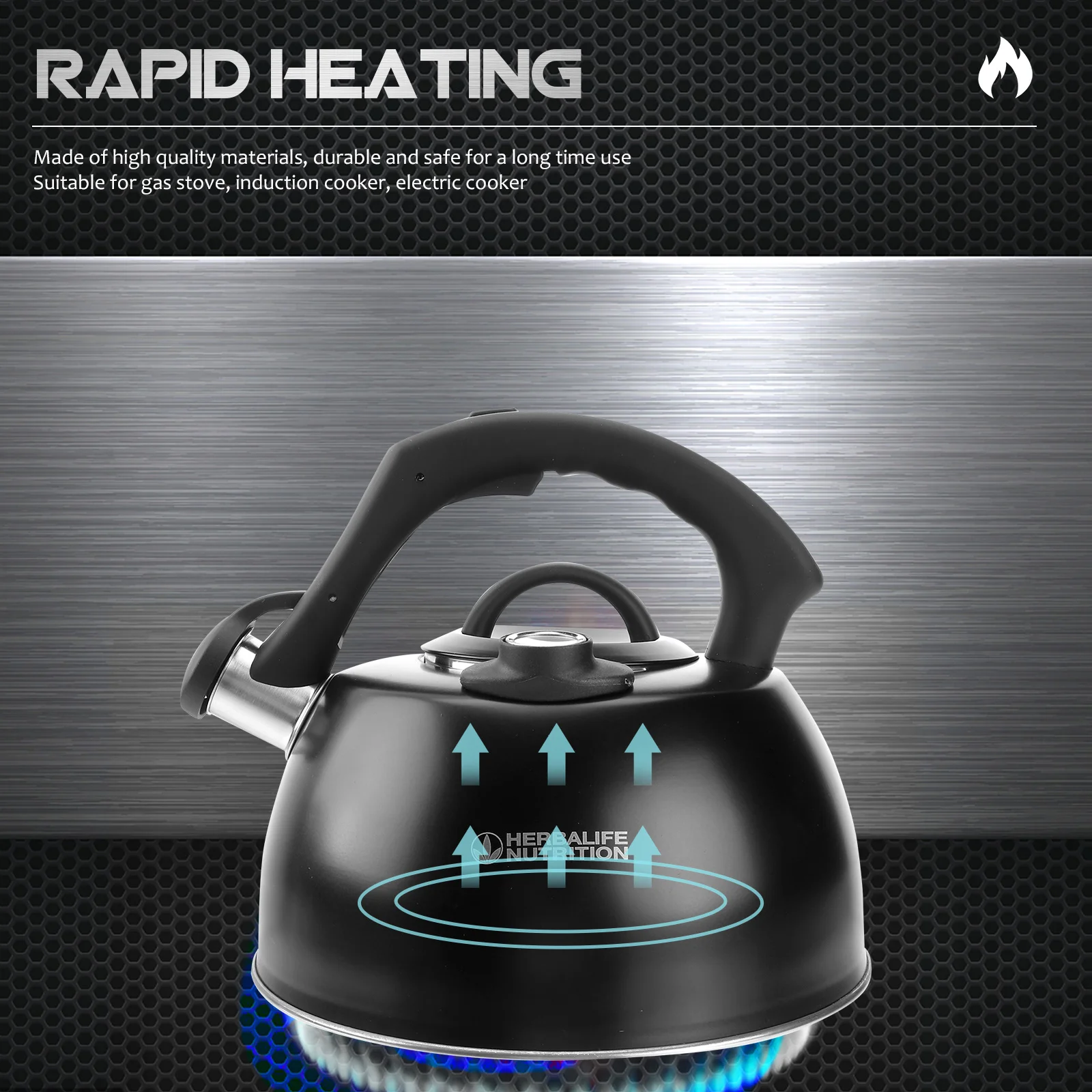 Профессиональный чайный чайник со свистком и термометром | Дом сад