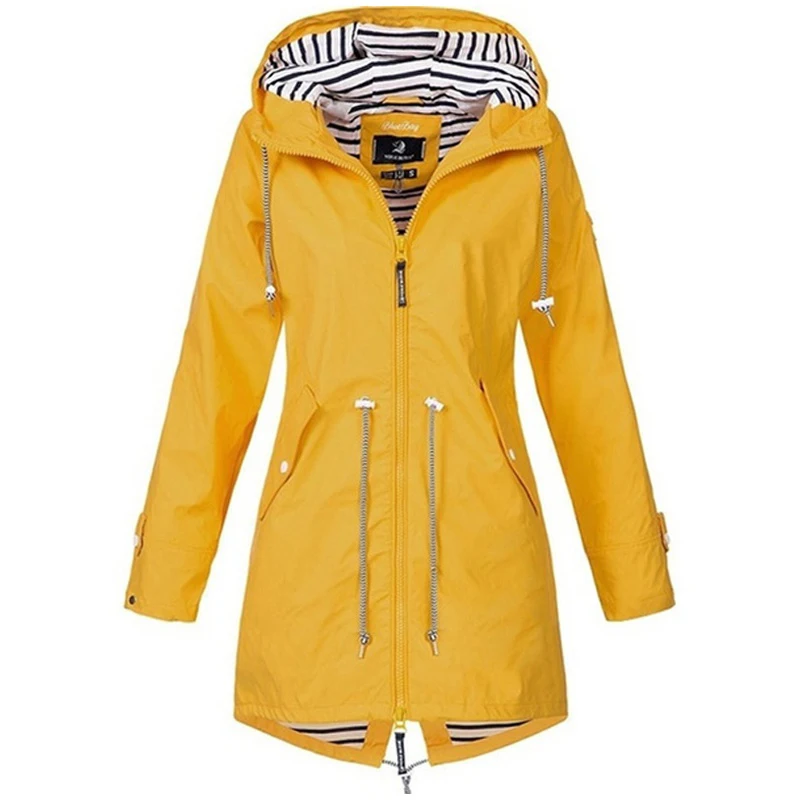 

Women Jacket Coat Waterproof Windproof Transition Hooded Jackets Outdoor Hiking Clothes Outerwear Women Lightweight Raincoat