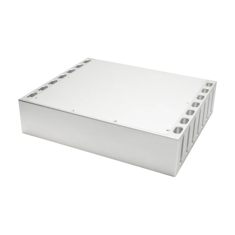 

2PCS Full aluminum amplifier chassis heat sink