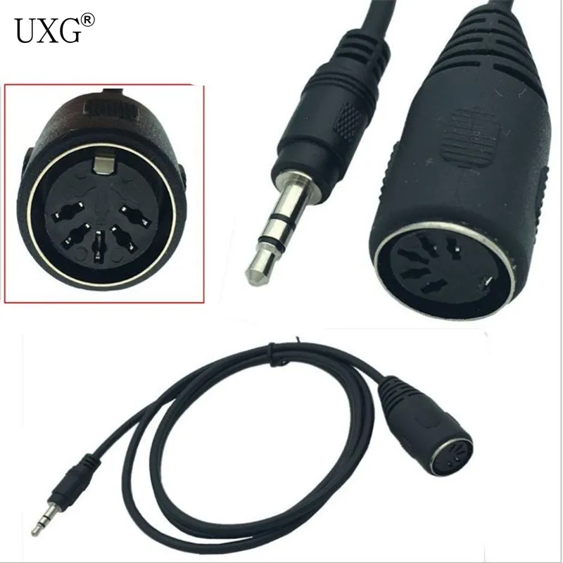 

MIDI patch cord audio MIDI DIN 5PIN cable 3.5 revolution DIN 5P female audio plug