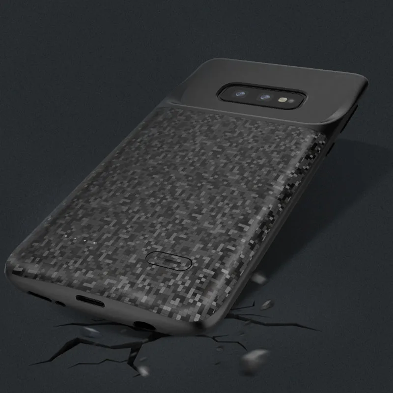 Для samsung Galaxy S7 S7 Edge S10 S10E S10 Plus корпус батареи мягкая задняя защелка-зарядное устройство power Bank S7 S7 Edge S10 S10E S10 Plus