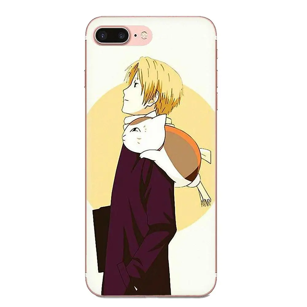 Natsume короткая футболка с героями из японского аниме Art Для Galaxy Grand A3 A5 A7 A8 A9 A9S On5 On7