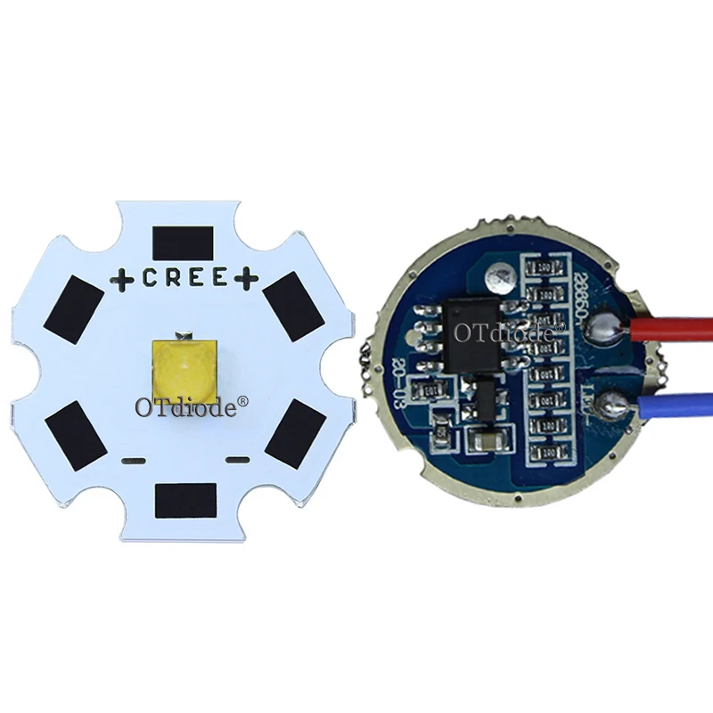 Cree XPL2 10 Вт Мощный светодиодный излучатель холодный белый диод 16/20 мм PCB + 17 мм/22 DC3.6V