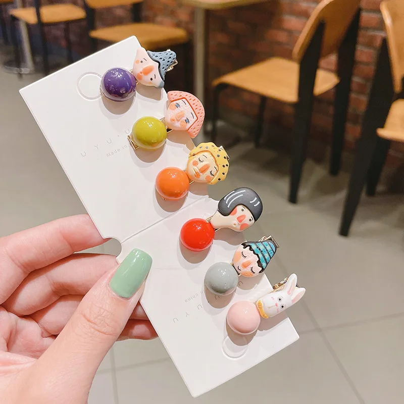 Аксессуары для волос Симпатичные заколки девочек корейский стиль искусственная