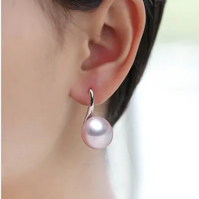 

Modern Design Natural Freshwater Pearl High Heel Shoes Ear Hook Pure Silver Pearl Earrings Earrings Earrings Fashion