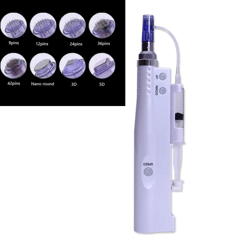 

Dropshipping Portable Skin Injector Water Mesotherapy Mesogun Vital Acid Injection Microneedle Reduce Sagging Skin Meso Gun