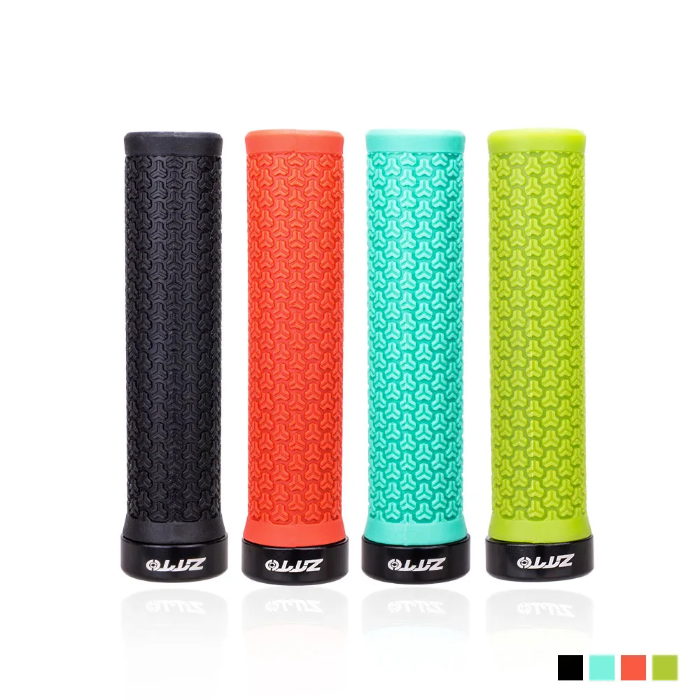 

Bicycle Grip Cover Aluminum Alloy TPR Grip Bicycle Handle Riding Accessories Unilateral Lock Mountain Handlebar Grips