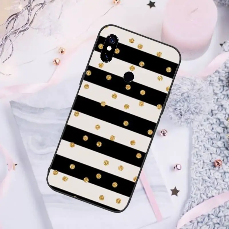 

Polka dots Art Silver Star Phone Case For Xiaomi Redmi note 7 8 9 pro 8T 9S Mi Note 10 Lite pro
