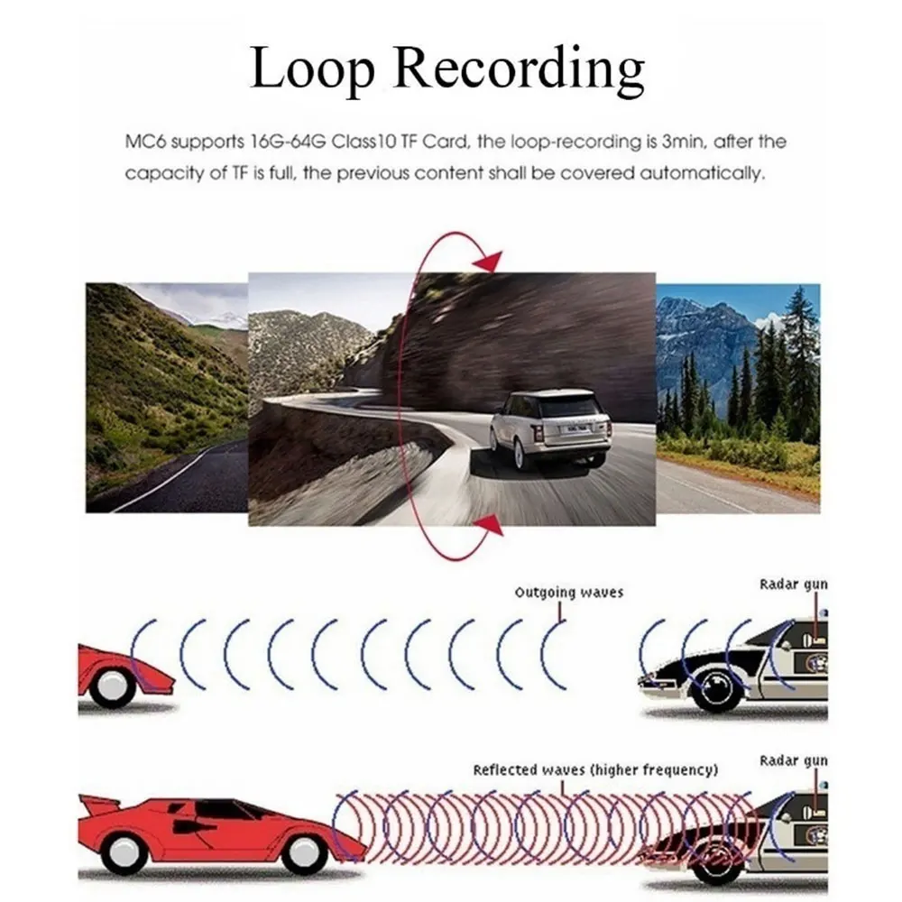 rddvr 2 in1 russian english laser radar car hidden dvr dash camera video recorder rearview camera 1080p radar speed detector free global shipping