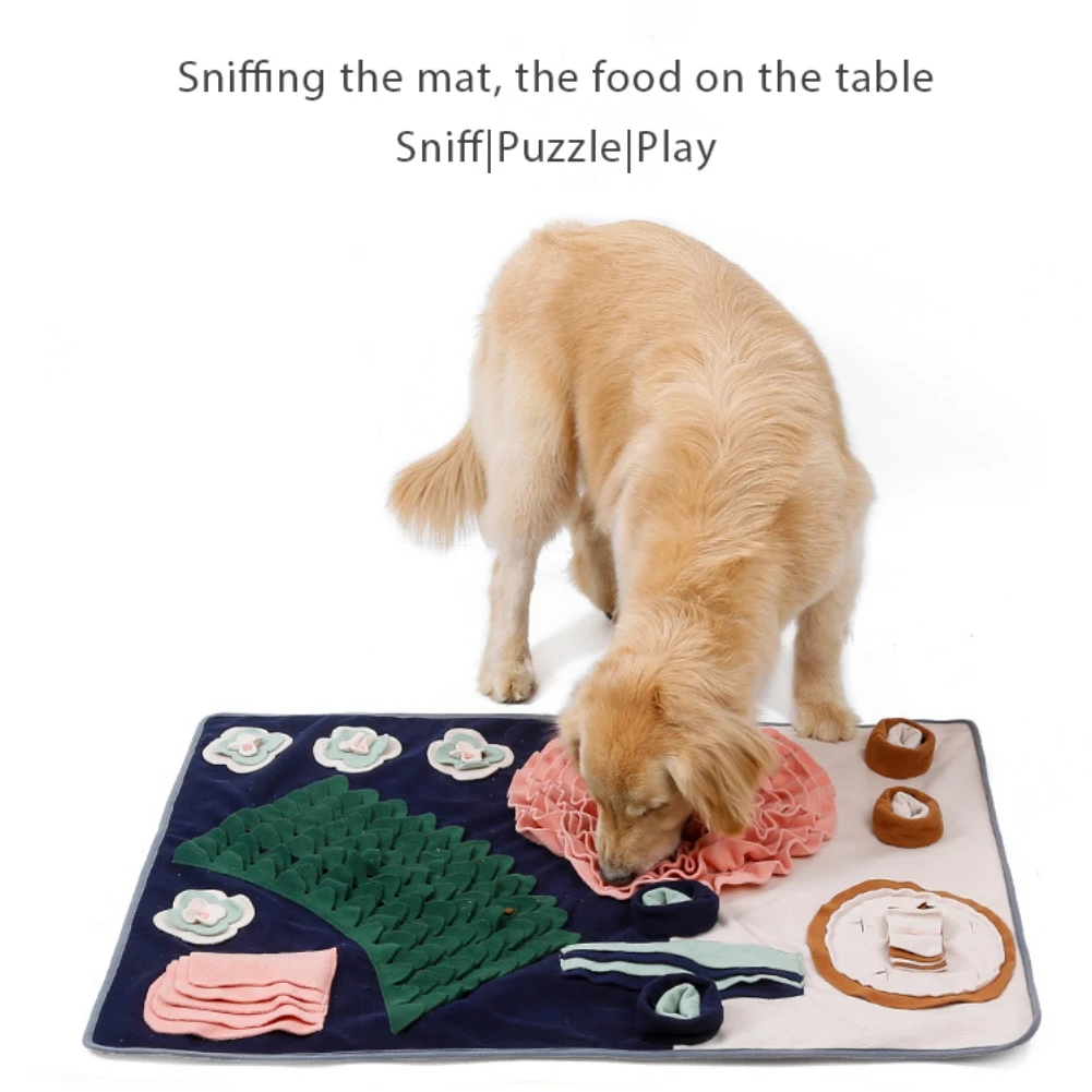 Коврик для дрессировки собак кошек чувство запаха энергетический пазл игрушки