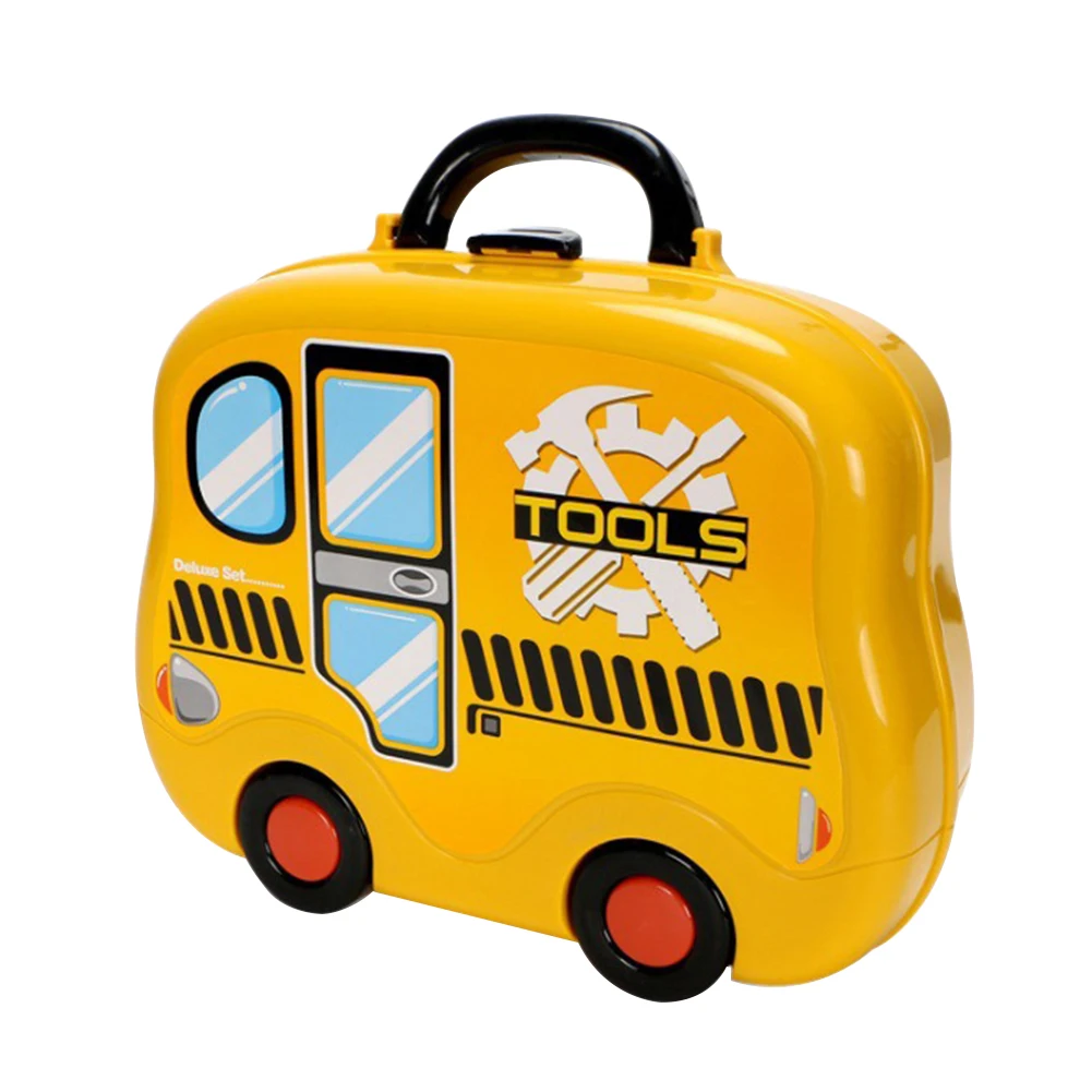 

Kids Tool Set Pretend Play Portable Gifts Carpenter Simulation Preschool Funny With Box Car Shape Educational Toy For Boys