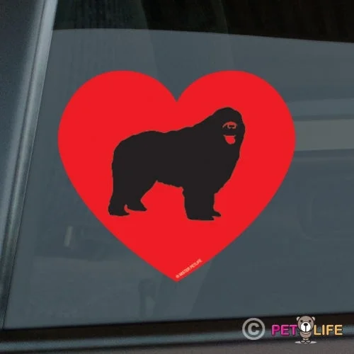 

Love Newfoundland Sticker Die Cut Vinyl - newf newfie Car decals