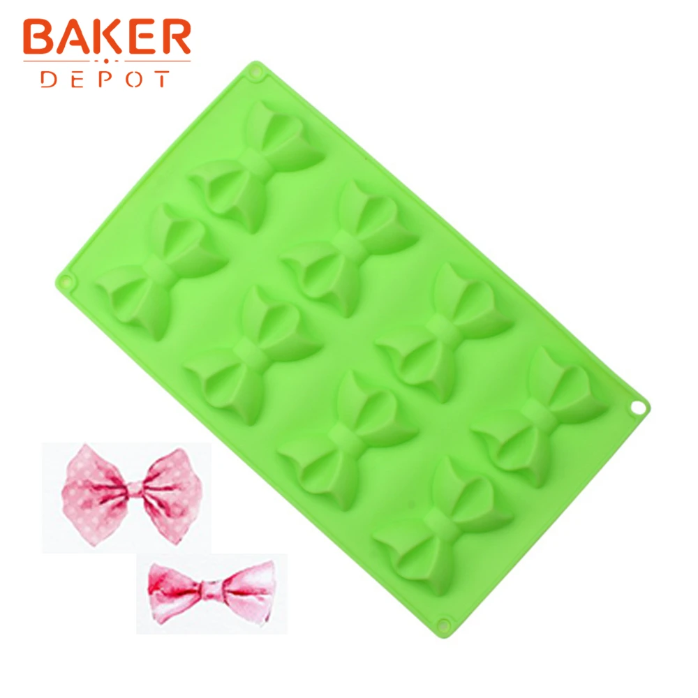 BAKER DEPOT в форме банта силиконовая форма для торта кондитерских изделий 8 полосок