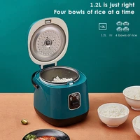 mini electric rice cooker 1 2 people intelligent automatic household kitchen cooker small smart appliances rice cookers 1 2l