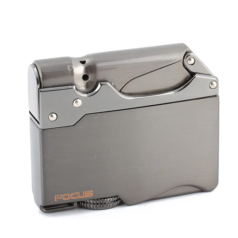 Ветрозащитфонарь струйная зажигалка металлическая креативная газовая