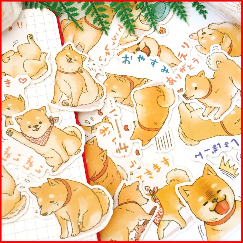 Животное Шиба ину собака Персонализированные альбом для стикеров Скрапбукинг