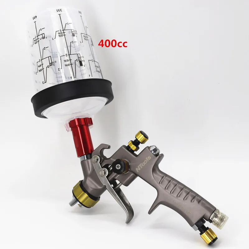 Пистолет-распылитель с адаптером и чашкой Для Смешивания Краски