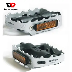 WEST BIKING велосипедные педали сверхлегкие велосипедные педали из высококачественного стального алюминиевого сплава Велоспорт MTB педали для горного и шоссейного велосипеда