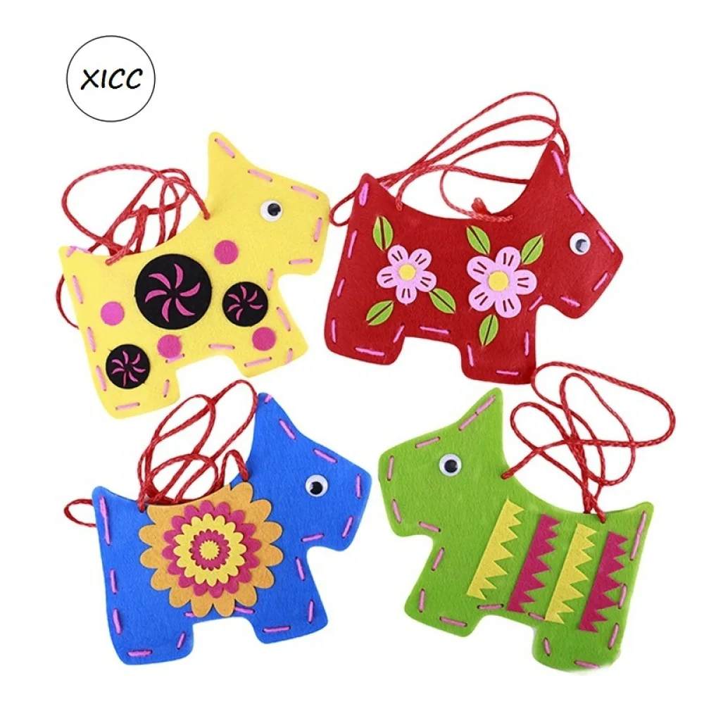 Симпатичная мультяшная сумка XICC с лошадью игрушка ручной работы нетканый