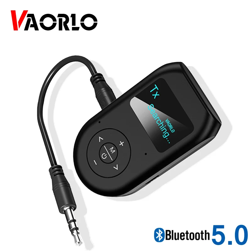 Bluetooth-адаптер VAORLO с ЖК-дисплеем 3 5 мм AUX |