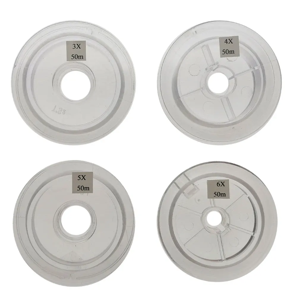 

4PCS Fly Leader 50m Spools Fishing Line Tippet