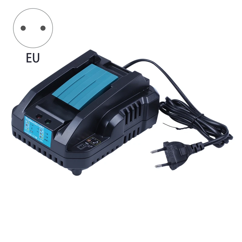 dc18rc 14 4v 18v li ion battery charger 4a charging current for makita bl1830 bl1430 dc18rc dc18ra power tool battery eu plug free global shipping