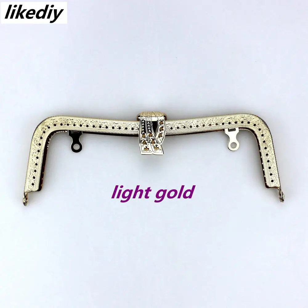 8 pcs/lot 20 cm peacock leaves head metal purse frame Bronze/Silver/Golden/Black Clasp lock clip bag accessories | Багаж и сумки