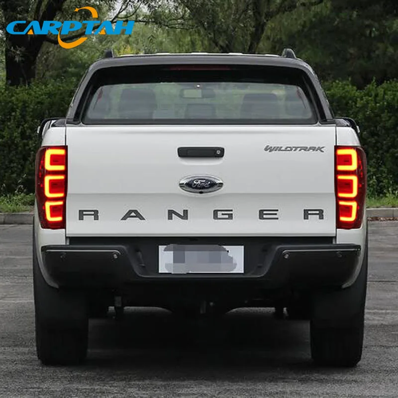 Автомобильный Стайлинг фонарь задние фонари для Ford Ranger T6 T7 T8 2012 - 2018 задний LED DRL +