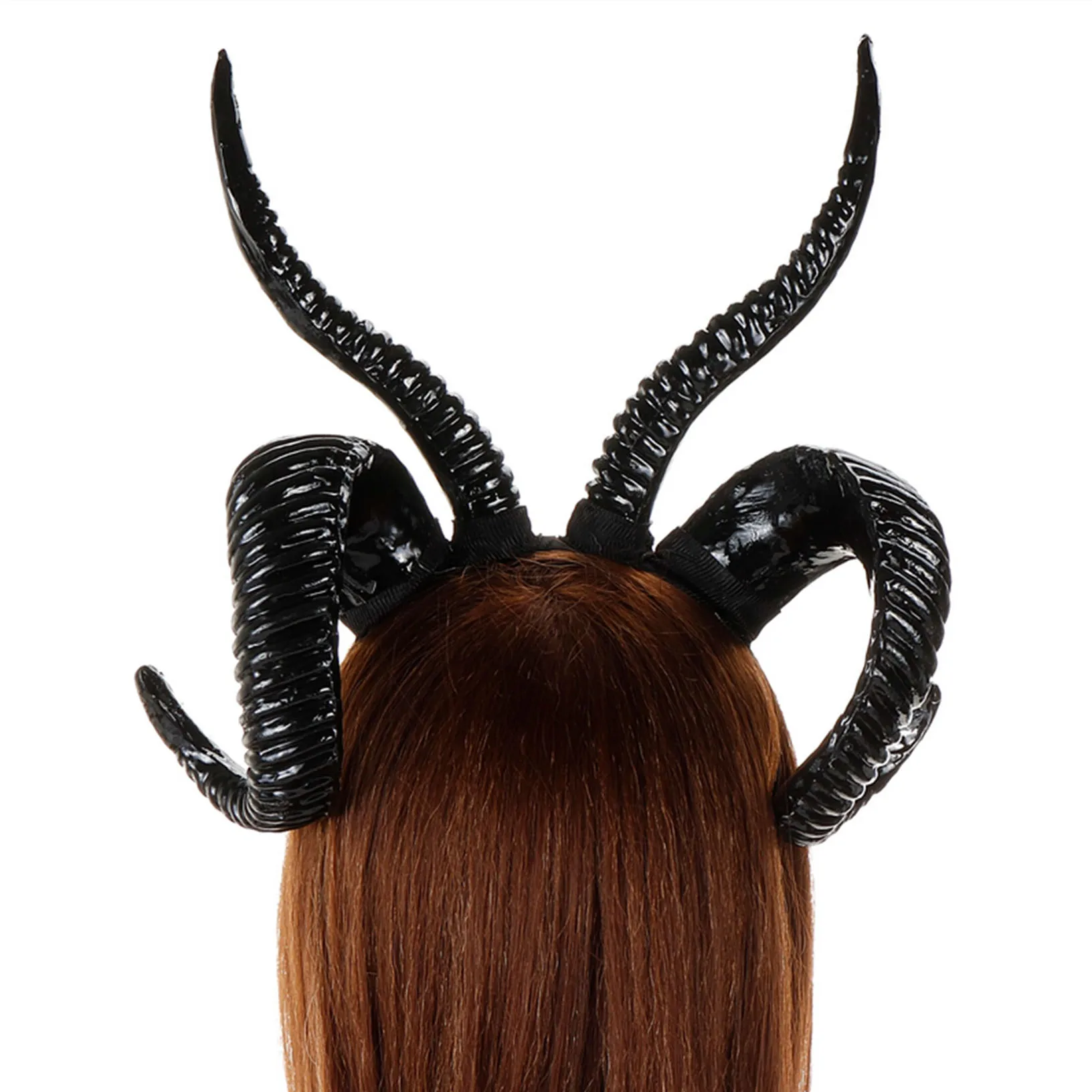Головной убор на Хэллоуин овчина рог дьявола ухо обруч для волос повязка голову