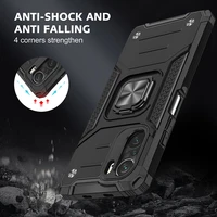magnetic metal finger ring stand case for xiaomi poco f3 silicone frame hard pc armor shockproof back cover for redmi k40 pro
