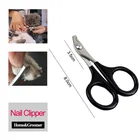 Профессиональная машинка для стрижки кошек, собак, кроликов, птиц, гвоздей, ножницы для стрижки из нержавеющей стали, безопасные ножницы для когтей