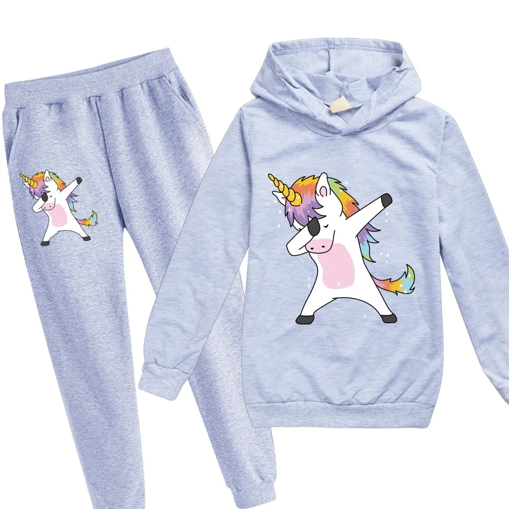 Единорог Толстовка детская толстовка футболка для мальчиков + штаны 2 предмета