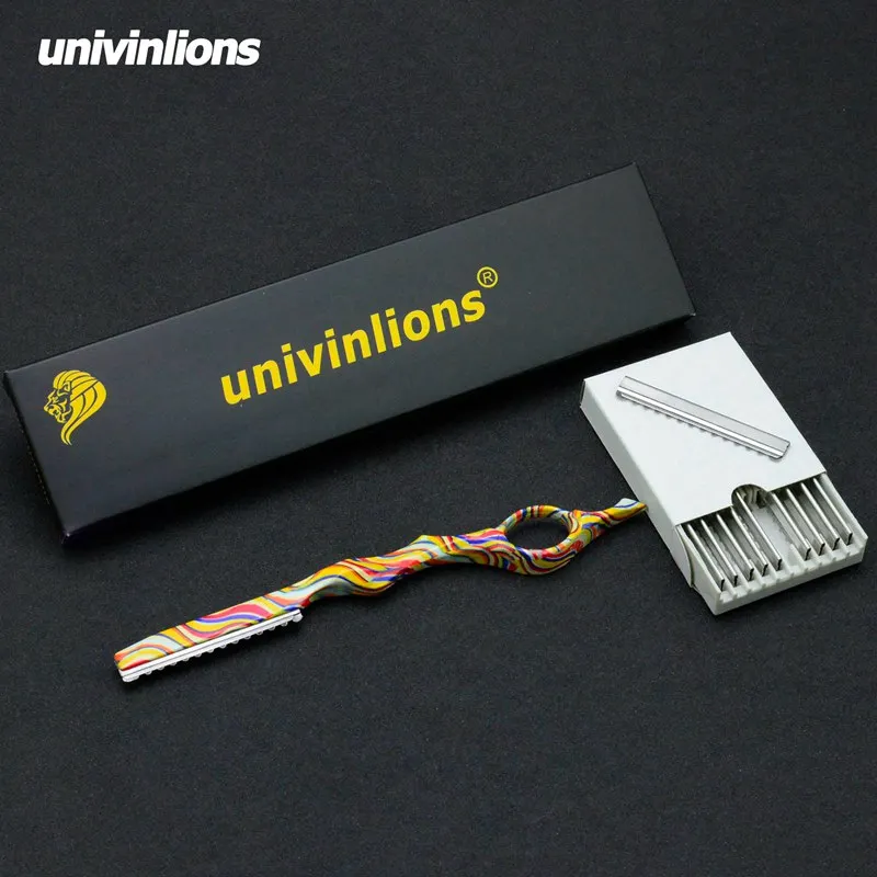Профессиональная парикмахерская бритва univinlions для филировки прямой