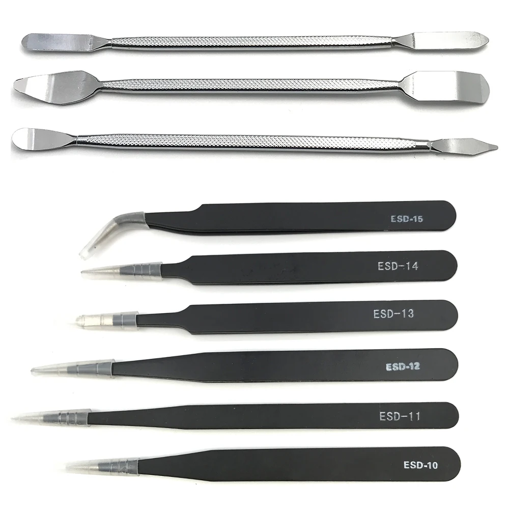 universal mobile phone repair opening tool metal disassemble crowbar metal steel pry phone hand tool set free global shipping
