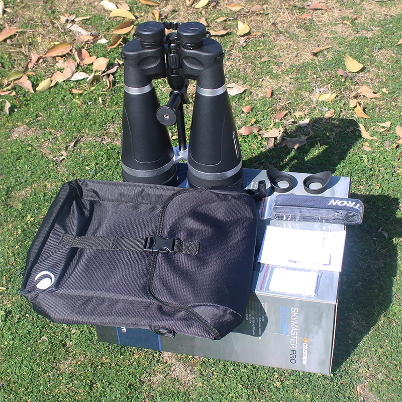 

Celestron SkyMaster 20x80 PRO Large Binoculars High Powered for Beginner Astronomy Telescope Hunting Hiking Bird Watching Travel