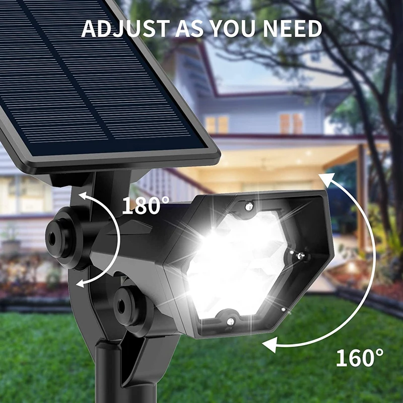 

Solar Spot Lights ,3 Lighting Modes, Landscape Spotlights, Outdoor Landscaping Lights for Yard Porch Pool 2 Pack