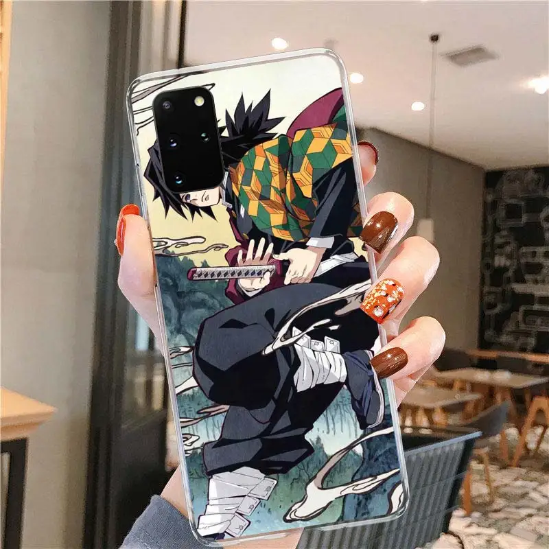 

Demon Slayer Anime Case for Samsung Galaxy S20 Ultra S10 5G S10e S9 S8 Plus Note 20 10 Lite Silicone Phone Cover