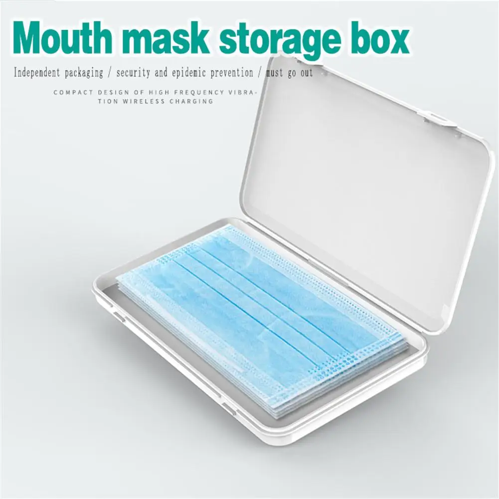 1 шт. Портативный маска для полости рта чехол Пряжка хранения опечатанной коробки